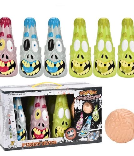 New Design Funny Halloween Ghost Party Toys Bowling Ball Play Set Mini Bowling Toy Set Portable For Festival Gift