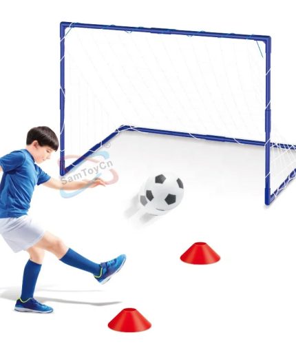 Outdoor Playground Kids Play Games Kids Sport Toys Single Door Football Goal Football Soccer Toys With Net