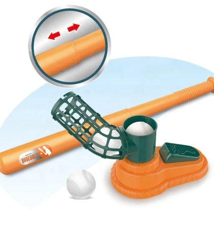 Samtoy Pitching Machine Outdoor Sports Playing Training Game Toy Baseball Base Set Kids Baseball Toys For Kids