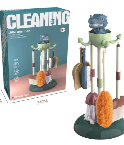 Simulation Indoor Household Home Appliances Toys Housekeeping Toy Pretend Play Mop Cleaning Tool Set Cleaning Toy for Kid