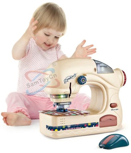 Simulation Large Other Play House Preschool Home Appliances Toys Girls kids Sewing Machine Toys with Light