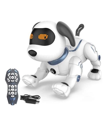 Smart Programming Stunt Dog Intelligent Robot Headstand Dancing Bionic Remote Control RC Robot Dog For Children