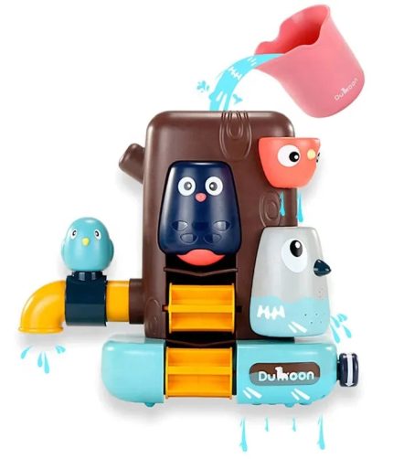 Summer Fun Playing Tree House Swimming Bathroom Baby Bath Toys Spray Water with Three Suction Cups