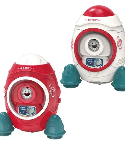 Summer Rocket Electronic Automatic Burbujas Soap Blower Bubble Machine Toys Bubble Maker for Kids