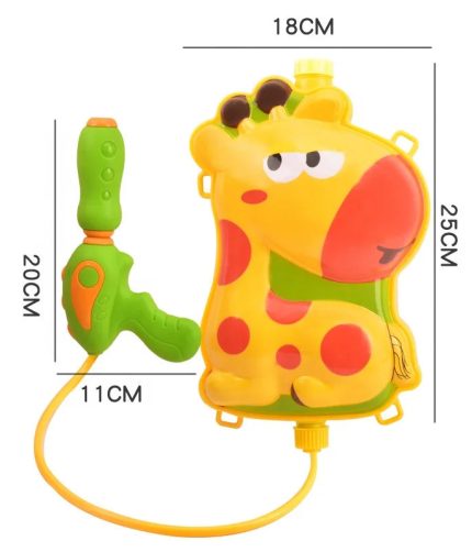 Swimming Pool Shooting Toy Summer Powerful High Pressure Water Spray Gun Giraffe Backpack Water Gun For Kids