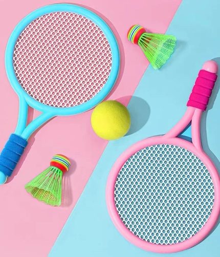 Wholesale Custom Cheap Children Outdoor Sport Training Equipment Plastic Baby Handle 40CM Tennis Racket Toy for Kid