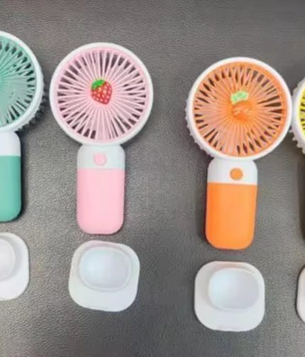 Samtoy Wholesale Portable Rechargeable Mini Usb Fruits In Hand Cool Fan Custom Loge Fan For Family Room Outdoor