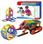 56 PCS DIY Educational Toy Colorful Plastic 3D Magnetic Building Blocks for Children