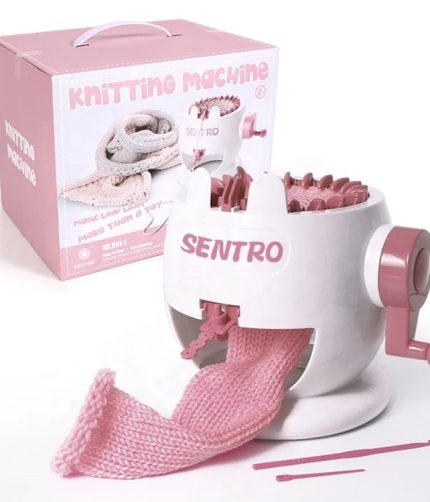 Handcraft Scarf Hat Socks Cloth Piece Wool Weaving Loom Kids Knitting Machine