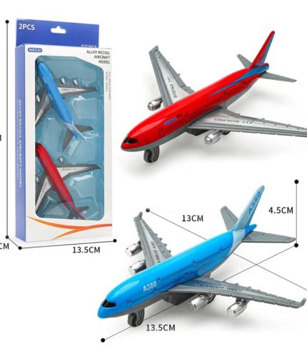 cn High Quality 2PCS Mini 777 A380 Pull Back Alloy Diecast Airbus Passenger Plane Toys Airplane Model Aircraft Toy for kid
