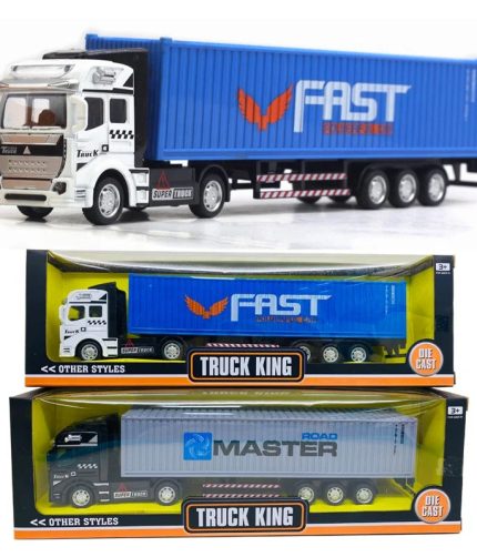 Samtoycn Hot Sale 1/50 Scale Diecast Truck Metal Model Car Pull Back Car Alloy Truck Toy for Boys