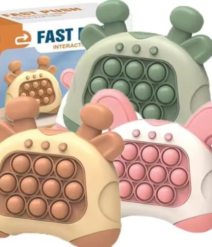 Samtoycn Hot Sale Electronic Fidget POP Puzzle Memory Game Bubble Relief Toys Console Machine Quick Push Game for Kids