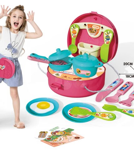 Samtoys Cheap Shoulder Bag Pretend Play Series Kids Mini Kitchen Toy Sets for Boy and Girl