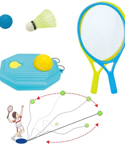 Wholesale Custom Cheap 42 CM Indoor Outdoor Sport Tennis Racket Kids Solo Tennis Trainer Rebound Ball