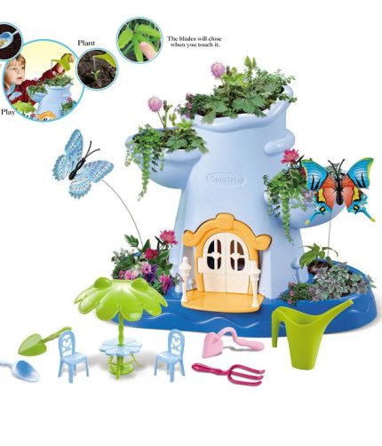 STEM Creative Tree Plant Yourself Creative DIY Garden Growing Plant Flower Toys With Music Light